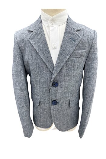 LOOKS KİDS Boy's Sports Outdoor Navy Blazer Jacket