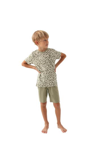 Arnetta Green Bermuda Suit Set