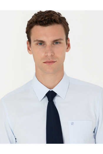 Pierre Cardin Açık Mavi Regular Fit Uzun Kollu Basic Gömlek 50277763-VR003
