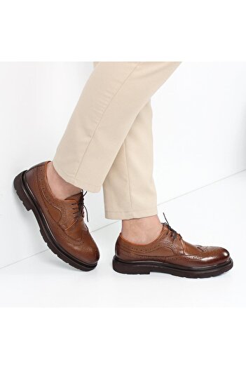 Celal Gültekin Ανδρικά παπούτσια Tan Leather 162 523-16545