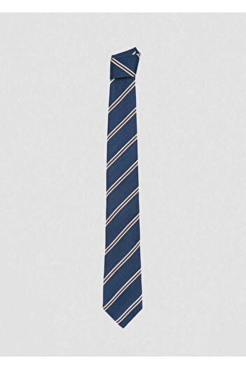 MANGO Man Striped Silk Cotton Tie