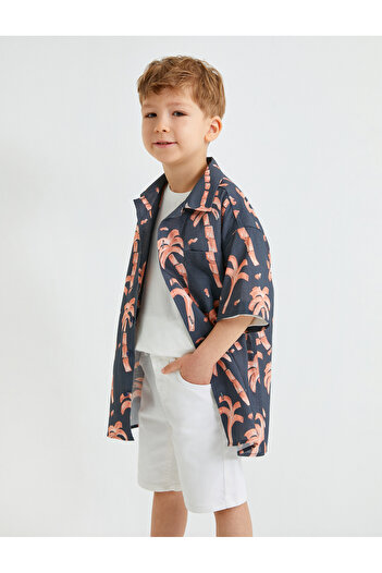 Koton Denim Shorts Pocketed Cotton - Slim Fit
