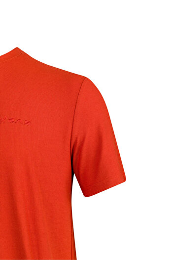 2AS Πορτοκαλί μπλουζάκι Kalei Crew Neck