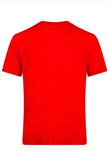 2AS Мъжка тениска Viloft Zero Collar, червена