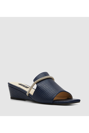 Nine West Women Navy Blue Sandals
