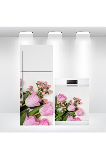 Bigaimaj Lale Sticker - Кришка холодильника та посудомийної машини, самоклеюча фольга