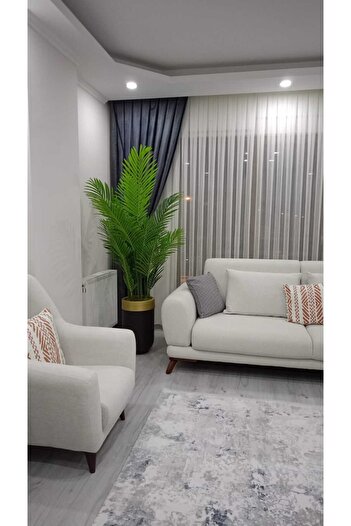 İremÇiçekçilik Yapay Çiçek Uygula 180 Cm 14 Yaprak Yapay Ağaç Metal Saksıda Yapay Ağaç Köşe Cicegi