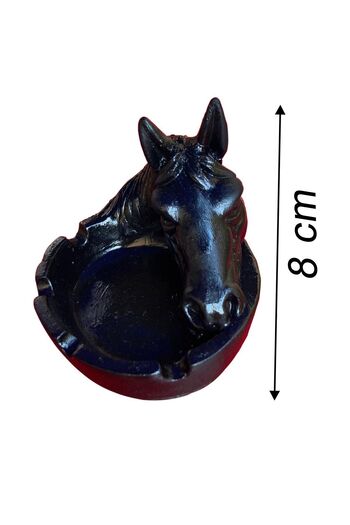 Uğur Böceği Ticaret Decorative Ashtray Object - Horse Head Design