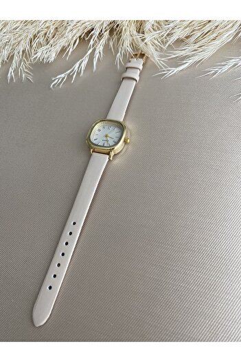 QUARTZ Retro Minimal Vintage Leather Cord Women's Wristwatch