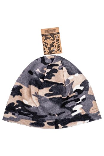 SAVEX Polar Beanie - Gray Camouflage