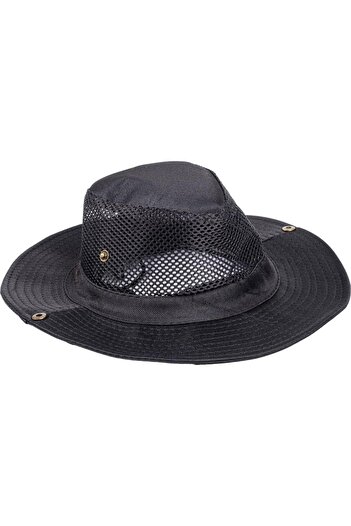 SAVEX Mesh Outdoor Hat - Fisherman Hat - Black - Art-7502
