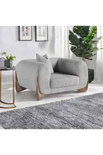 Oak House Chanel gray chair size 115x90x75 cm