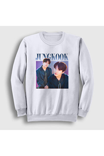 Presmono Унісекс Beyaz Постер K Pop Jungkook Bts Світшот 272721tt