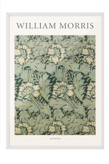Postifull William Morris - Anemone Framed Painting, Vertical Wall Painting Comfort Series No:108469