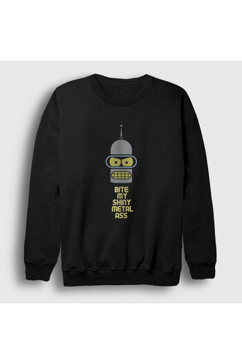 Presmono Φούτερ Unisex Black Bite Robot Bender Futurama 306193 ττ