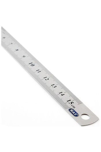 Mas Ruler Steel 15 Cm