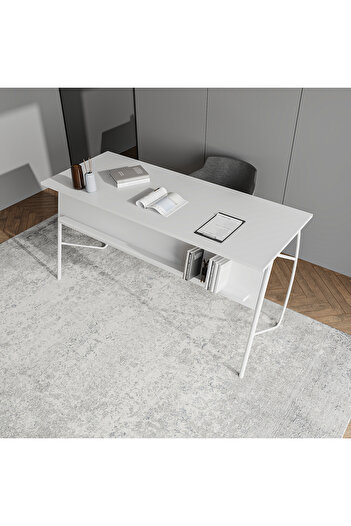 lagomood Ella Ofis Masası 150cm Beyaz