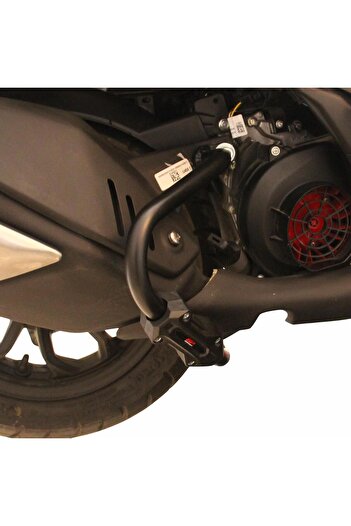 GP KOMPOZİT GP Kompozit TVS Ntorq 125 2024 Uyumlu Egzoz Koruma Demiri Siyah