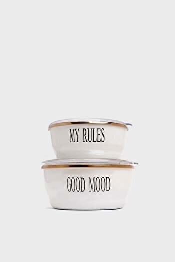 Miss Betty Motto Series 2-Piece Storage Set - Ivory 63455