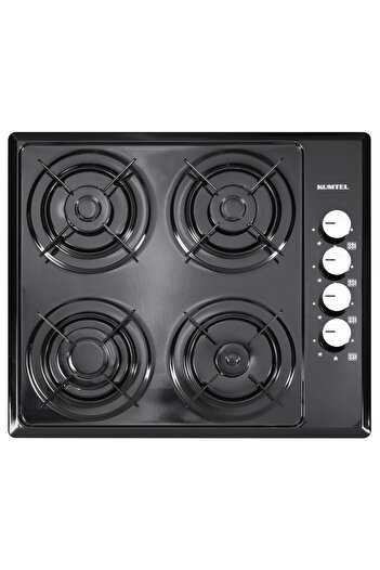 KUMTEL Blackthree 3'lü Ankastre Set Fırın Ko-410 Bf Ocak Da6-833 Davlumbaz)
