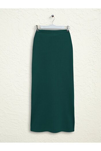 Modamorfo Elastic Waist Crepe Pencil Skirt