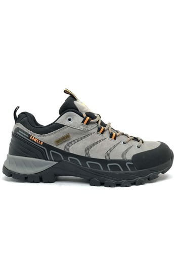 GAMELU Solo Watherproof Waterproof Rubber Sole Outdoor Leather Men's Sports Shoes Gray