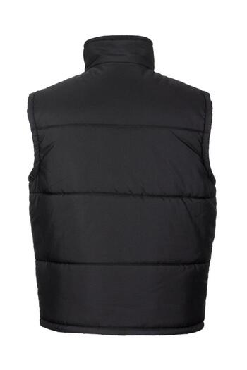 Sanalbolluk Oversize Size Stitched Side Pocket Fleece Fabric Vest Black Color