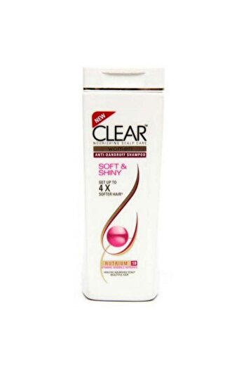 Clear Shampoo 400 ml Soft Shiny (WHITE) --- Clear Shampoo Soft Shiny 400 ml White