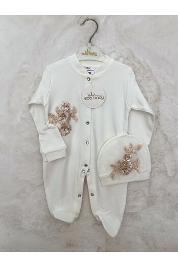 Eda Baby Imported Lace Jumpsuit Set