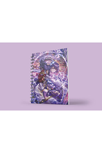nihonwosekai Raiden Shogun Baal Genshin A5 Boy Anime Notebook 50 Sheets