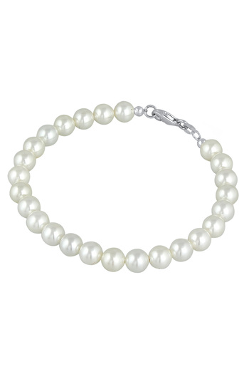ELLI Brățară clasică de damă cu perle decorative din argint 925
