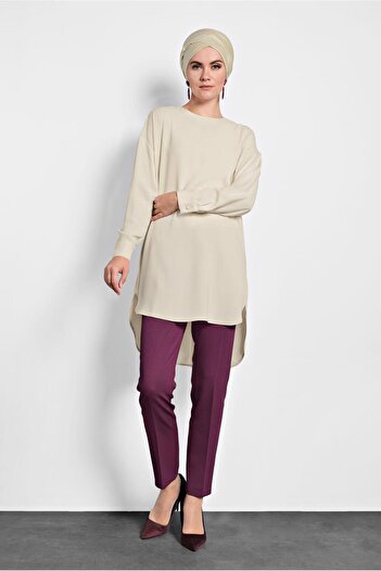 Alvina 40168 Model Asymmetrical Cut Tunic
