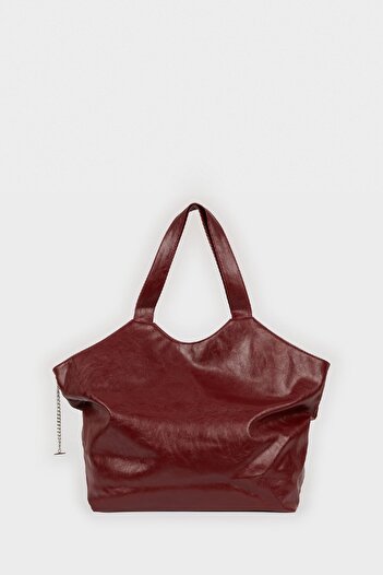 DeFacto Women's Maxi Faux Leather Shoulder Bag E2827Axns