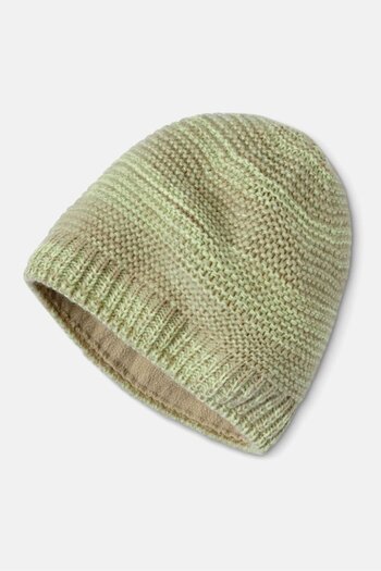 Tchibo Women Knitted Hat, Yellow Green