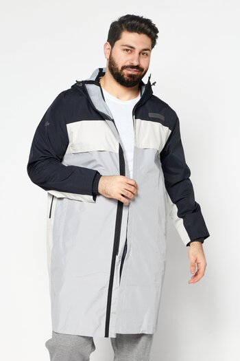 Lacoste Men Hooded Packable Crease Proof Windbreaker Jacket, White