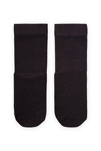Cigit Black Bamboo Kids Socks - Abs Sole