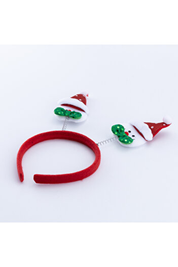 Bimotif New Year's Ornaments with Red Hat - Crown Snowman