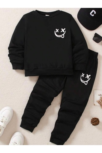 Entel Crew Neck Printed Children's Bottom Top Set