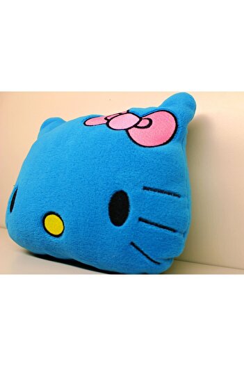 Işık kasabası Mavi Hello Kitty Yastık