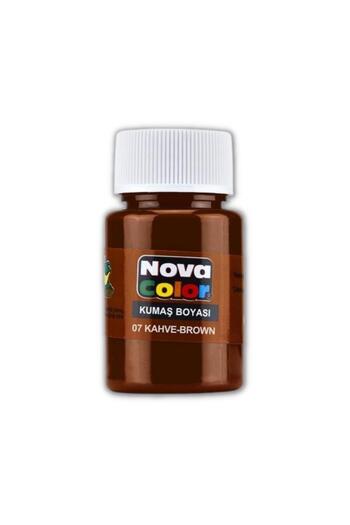 Nova Color Kumaş Boyası Tişört Çanta Tekstil Boyası 30 ml 1 Adet Kumaş Boyası 1 Adet