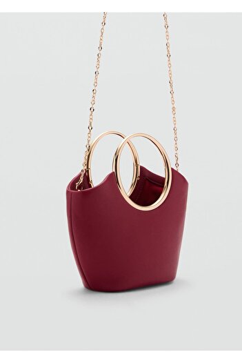 MANGO Woman Bag with Metallic Details