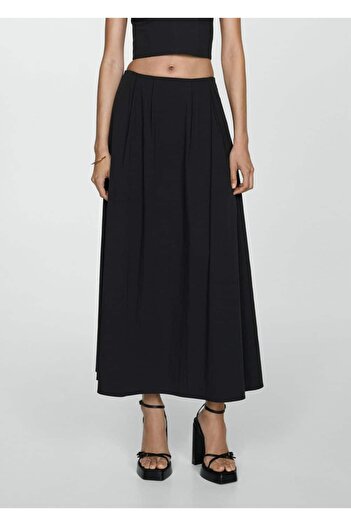 MANGO Woman A-Line Long Skirt