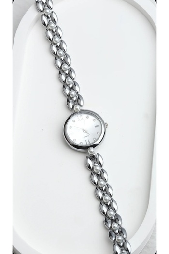 DARK BLANC New Model Women's Wristwatch with Pearls