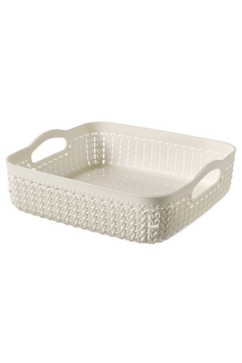 CURVER ,Knit,Mini Basket Square,2.8L,Off White Color
