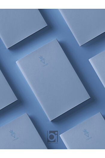 Bi bigelio Blue Set of 3 - Bi Note Wire Stitched Notepad