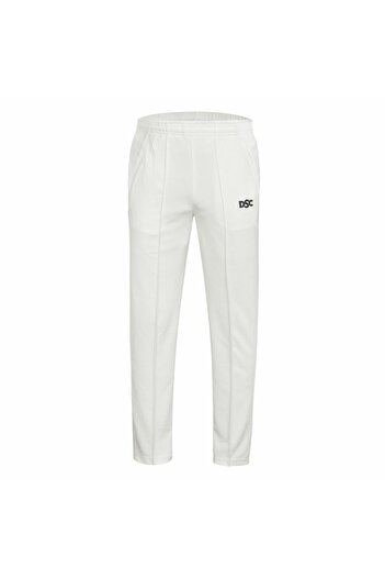 DSC Passion Men's Cricket Pant (WHITE, SIZE 30) | Ankle Length, Moisture Wicking, Full Elastic Waist