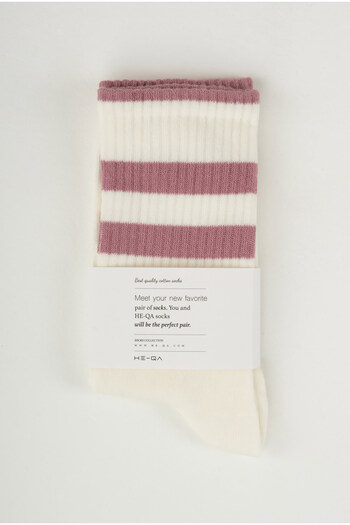 HEQA Rubber Braided Socks Orchid