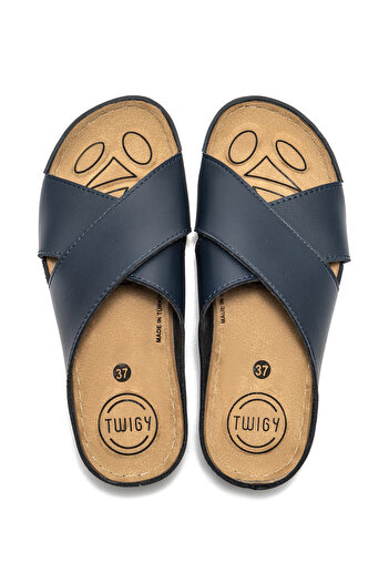 Twigy Duygu Women's Slippers Navy Blue 36/40