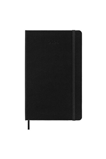 Moleskine 2025 Модел с твърда корица - Дневен планирач 13x21 Черно