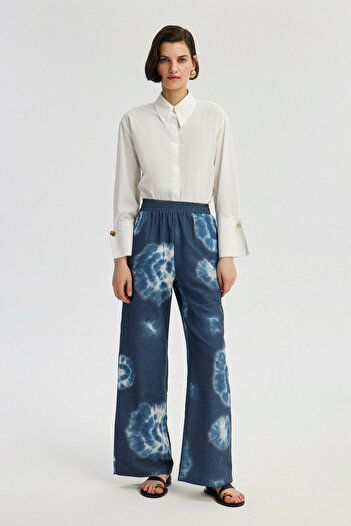 Touché Privé Batik Patterned Stylish Trousers
